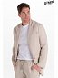 Chaqueta levita hombre beig